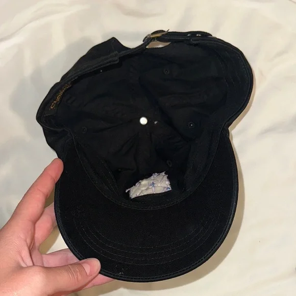 Dermot Kennedy Black Cap with Purple Embroidery - Picture 3 of 4